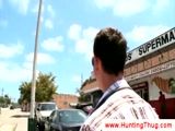 White guy tries to pick up a black dude