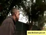 Black gay guy picks up a white gay guy