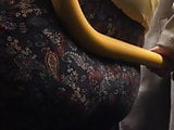 Phat juicy Pawg Arab ass in thin leggings