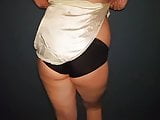 Silk satin panty ass Comment