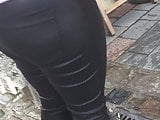 Fat leather ass