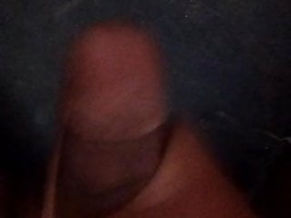 in bathroom hand job