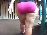 Milf with big ass whide hips waterpark