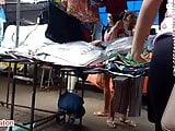 Legg Preta calcinha marcando