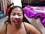 Huge facial destroys her face 