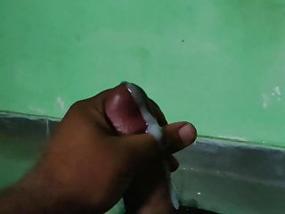 Super slow motion cum shot