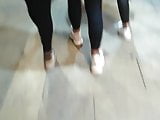 Bid ass girl walking on streat
