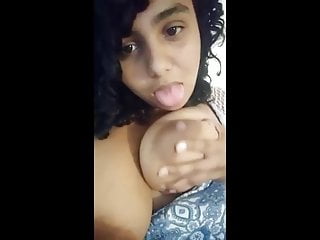 Columbian BBW Sucks Nipples & Rubs Pussy