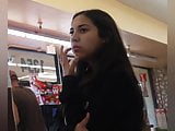 Mexican teen in yoga pants