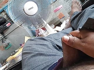My dick playing with my hand