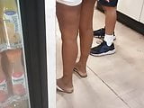 White ebony candid ass