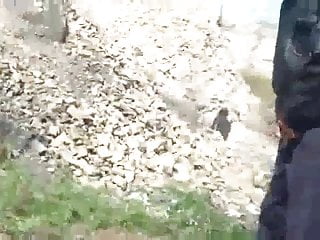Asian Grandpa pee