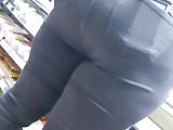 Thyck Red-Bone BBW Black jeans Semi-Mega