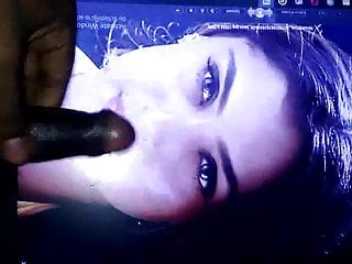 Simran hot face cum tribute spit #107