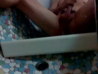 Asian boy masturbating