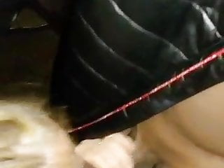 Hot Milf sucking black cock 
