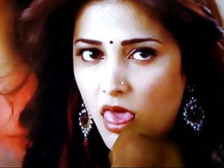 Shruti Hassan Cum Tribute #6 With Lotioned Dick
