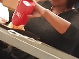 Damn she had some huge tits and a fat ass
