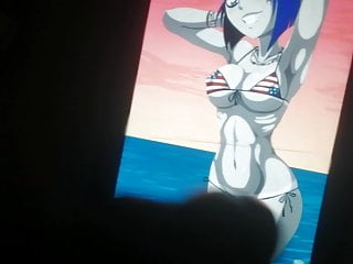 Cum on Sluty Raven (sticky cock)
